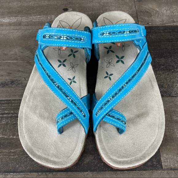 Merrell Terran Convertible Algeirs Blue Leather Sandals J21798 - Picture 4 of 9